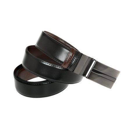 Men's double-sided leather lavor belt