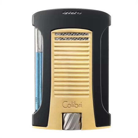 Colibri Daytona lighter black and gold