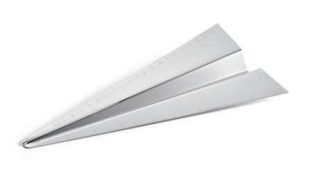 Ruler and shuttle pen holder
